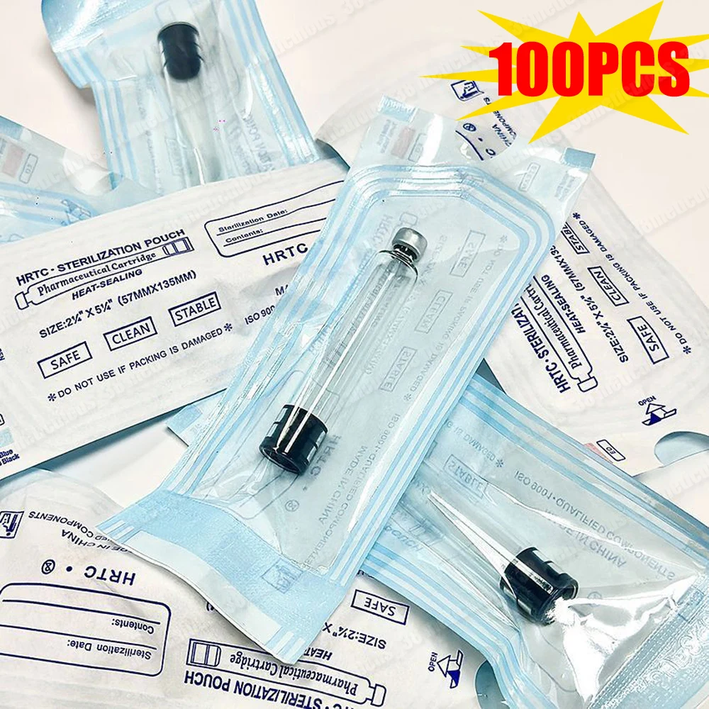 

100pcs 3ml Insulin Cartridges Cassette Bottle for Insulin Injection Pen Independent Packaging Medical Aesthetics Accessories
