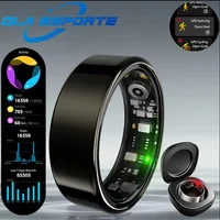 Para anillo inteligente hombres mujeres Monitor Bluetooth ritmo cardíaco en sangre Monitor de oxígeno en sangre Smartring MultiSport 5ATM impermeable 2025