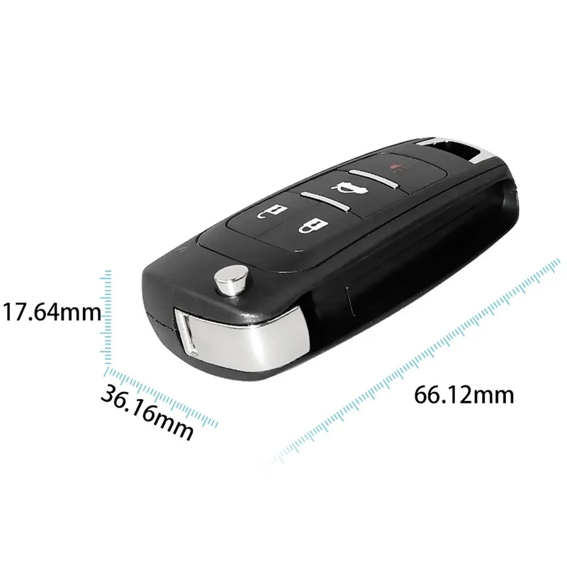 Xhorse XNBU01EN Universal Wireless Remote Key Fob Flip 4 Button for Buick Type for VVDI Key Tool 5Pcs/Lot