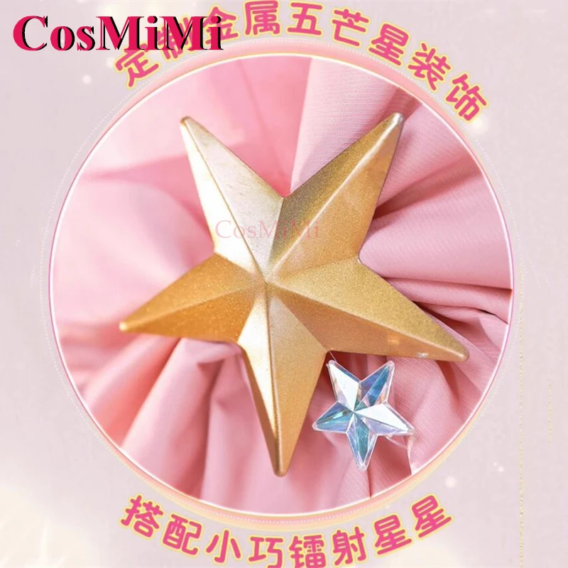 CosMiMi Hanazono Karin تأثيري أنيمي Kamichama Karin زي رائع الحلو الوردي فستان رسمي كرنفال حفلة لعب الأدوار الملابس