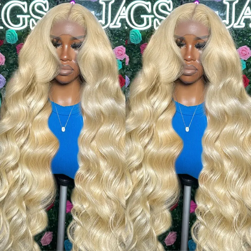 13x6 HD Transparent 613 Blonde Lace Frontal Human Hair Wigs Body Wave Lace Wigs Tuneful 613 Blonde Lace Front Human Hair Wigs