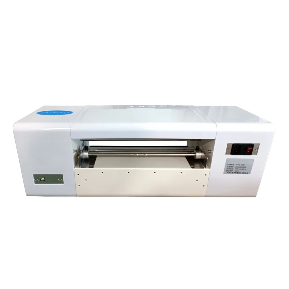 LY 400B Digital Foil Press Machine 400A Hot Foil Stamping Printer for Sewing Sublimation Card Printing with Rolling Kit 200DPI