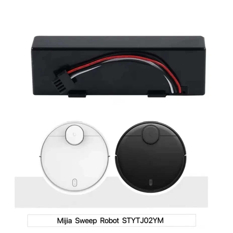 Imagem -06 - Varrer e Esfregar Aspirador Robô Bateria Recarregável Xiaomi Mijia Stytj02ym 14.8v 3200mah Apto para Aspirador Lenovo Jx37