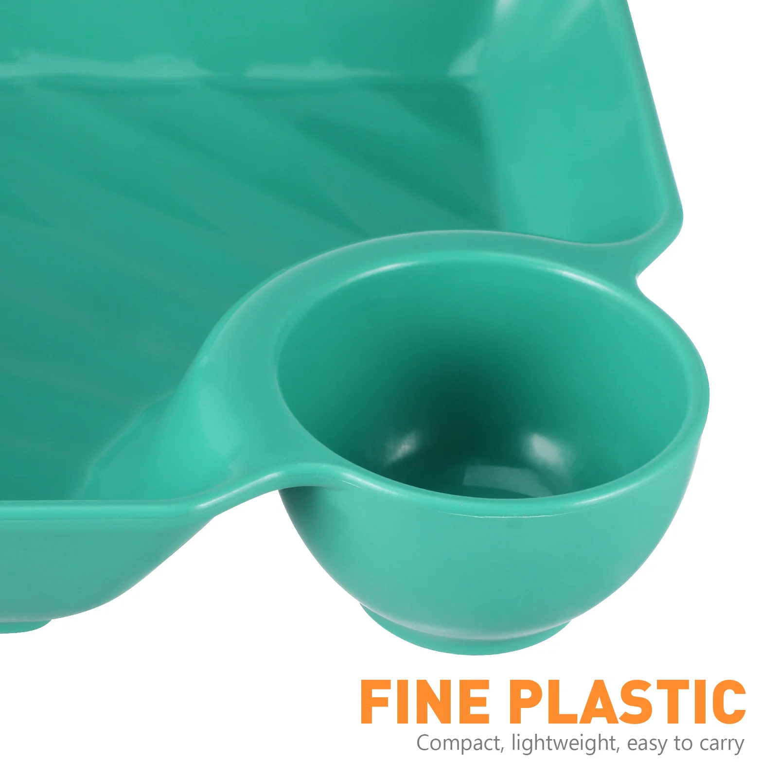 

3 Pcs Sushi Plates Serving Platters for Compartment Trays Party and