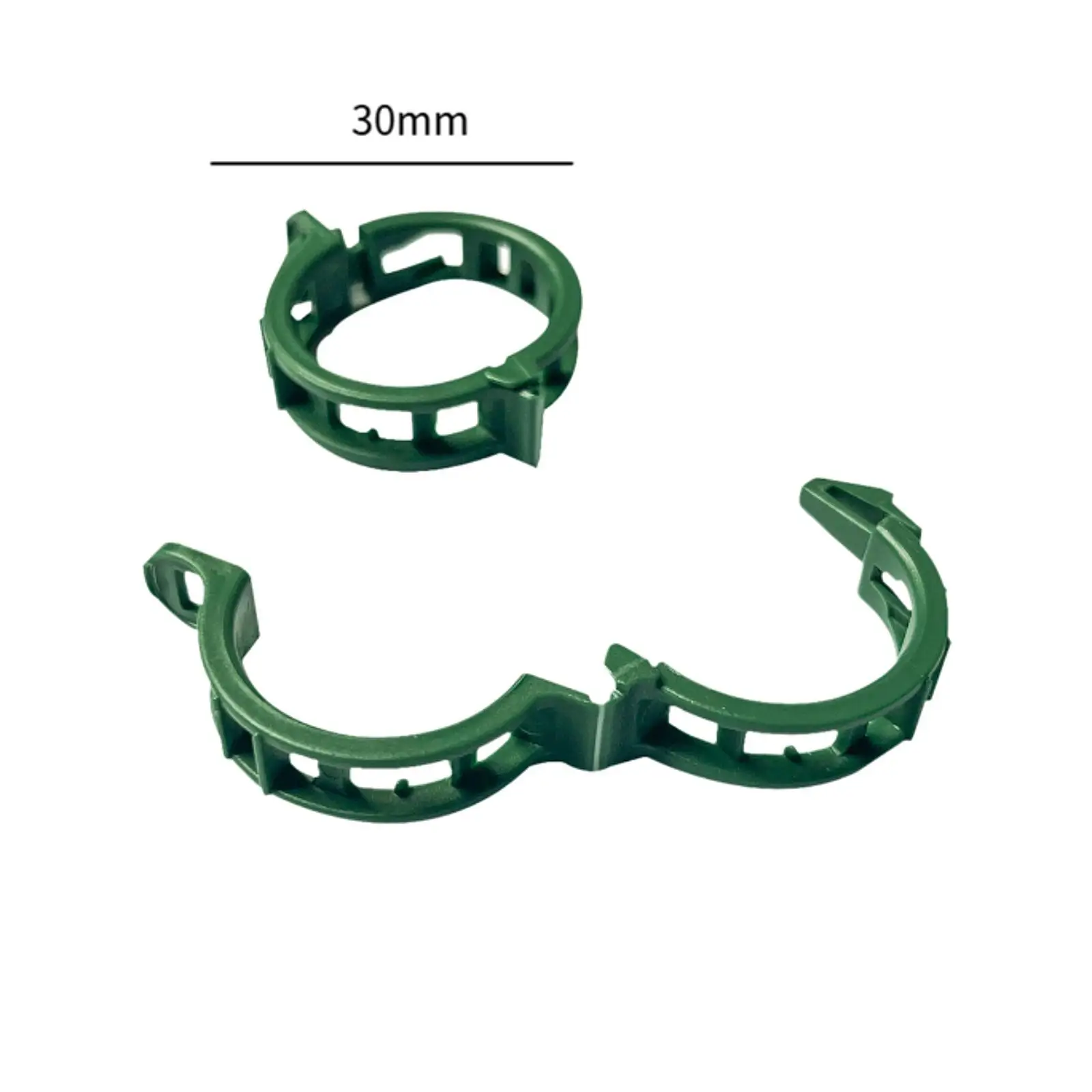 100x Plant Clips Plants Stem Clamp, Multifunctional Tomato Vine Clips Garden Trellis Clips for Trellis Fruits Farm Vegetables