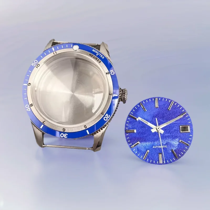 

40mm NH35 Automatic Watch Case for NH34 NH36 NH38 NH70 PT5000 ETA2824 SW200 20BAR Waterproof Bubble Sapphire Crystal Diving