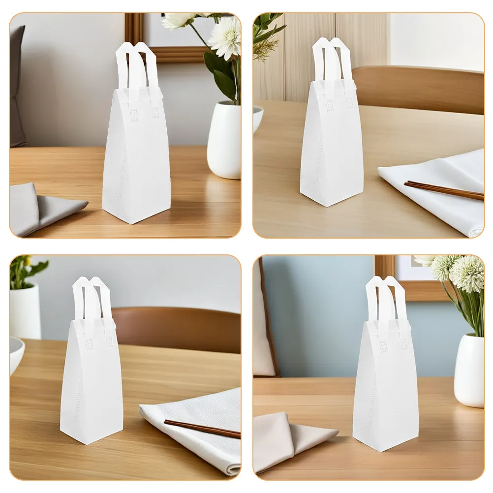 50Pcs Portable Insulated Takeaway Drink Bags Holder For Mobile Coffee Cart Thermal Insulation Cup Single