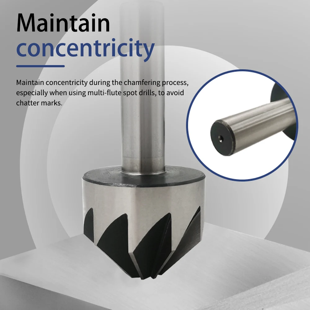 HSS 90-Degree Countersink Drill Bit StraightTapered Bevel Tool 8 10 12.5 16 25 30 40 50 for Metal Plate Hole Deburring