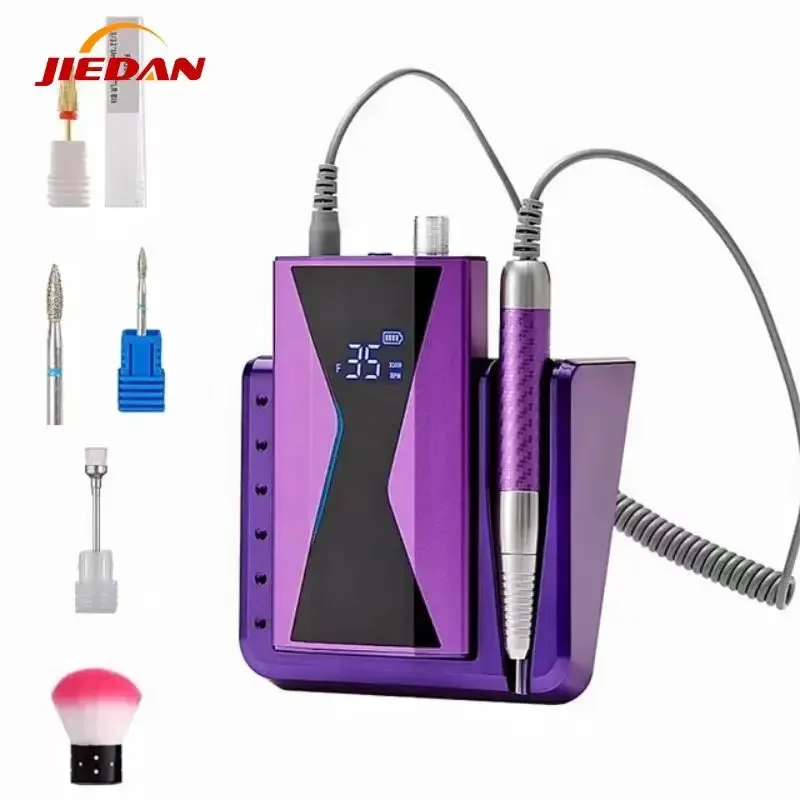 

Brushless Nail Drill Lasting 40000RPM Nail Drill Machine 85W Handle Manicure Portable Tool Nail Drill