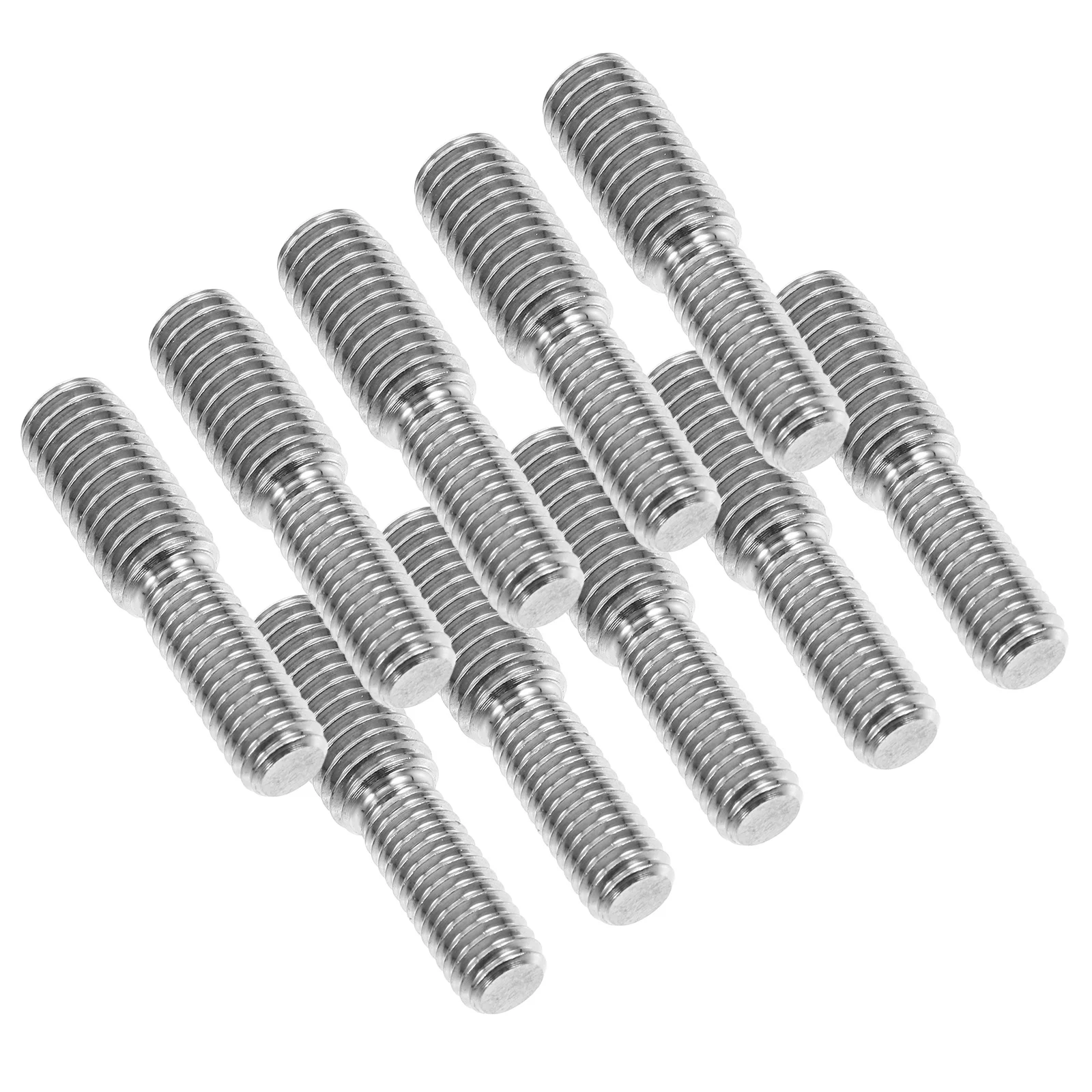 

10pcs Stainless Steel Conversion Screws M8xM10 DoubleEnded Thread Adapter Furniture Hardware Fasteners Nut Reducer