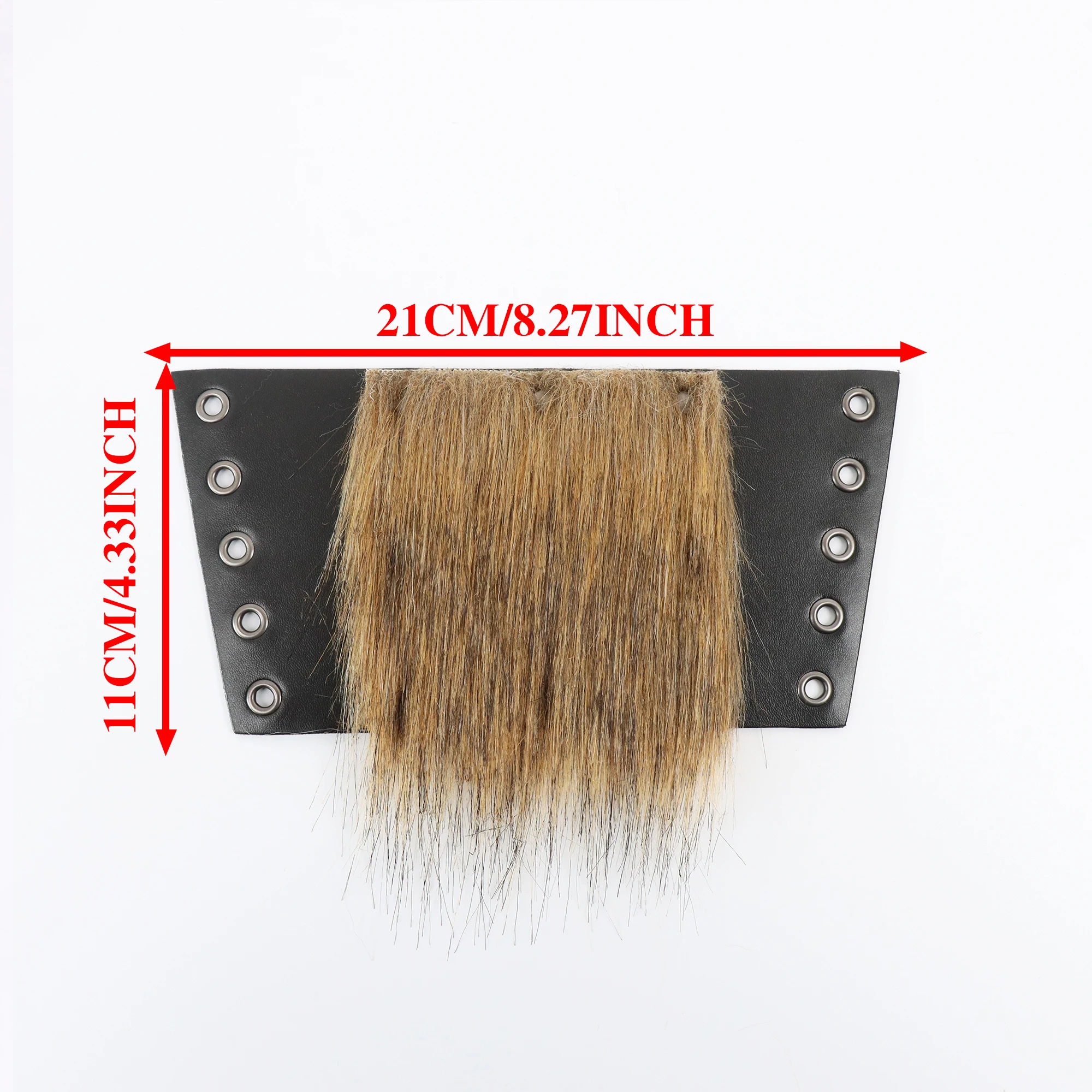 2 قطعة السيدات في القرون الوسطى الرجعية البدائية فايكنغ المحارب بولي Fur الفراء الربط قصيرة معصمه مرحلة الأداء تأثيري حلي اكسسوارات