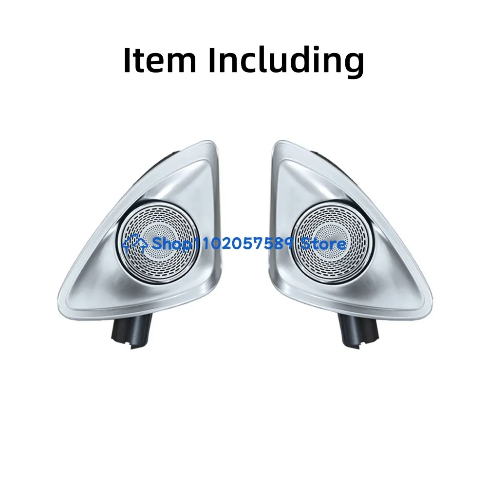 For Mercedes Benz CLS Class W218 2012-2017 4D Rotary LED Tweeter Speaker with Ambient Light – Car Interior Atmosphere Lamp Kit