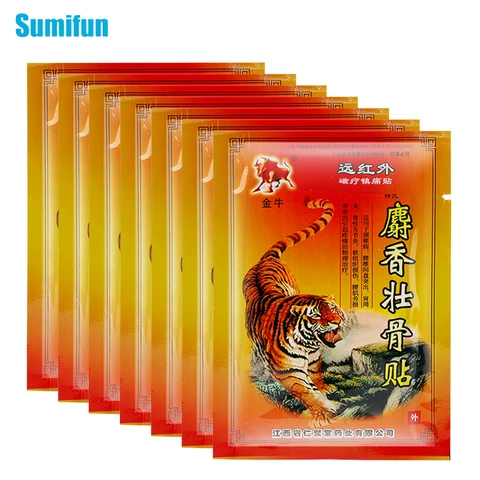 Sumifun обезболивающие пластыри с тигром 80 шт.