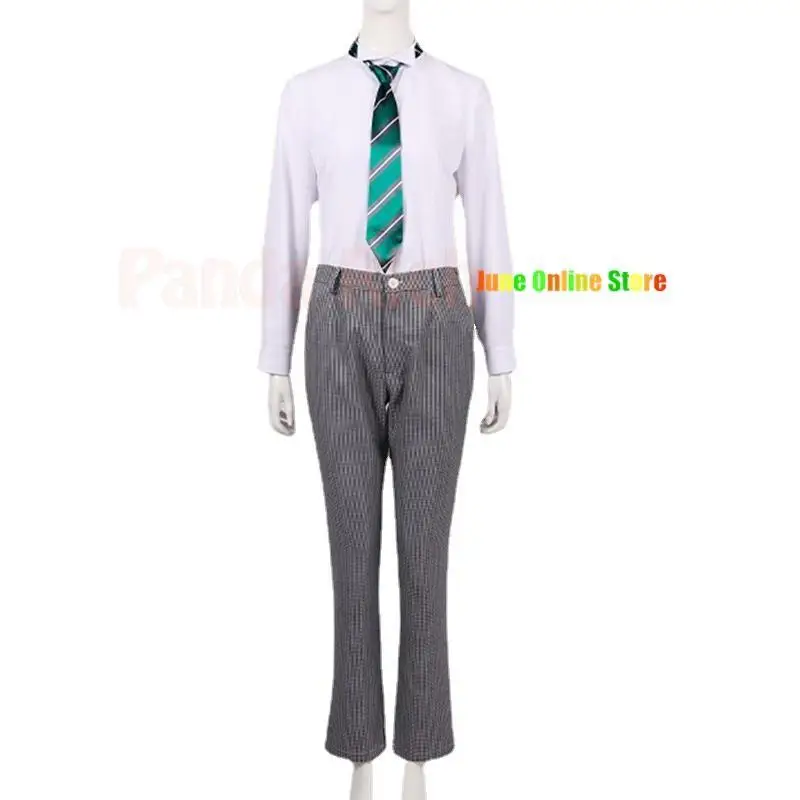 Disfraz de Anime Black Butler Ciel para hombre y mujer, traje de Cosplay con sonrisa, abrigo de cola, conjunto completo de peluca, traje de carnaval, Green Hill