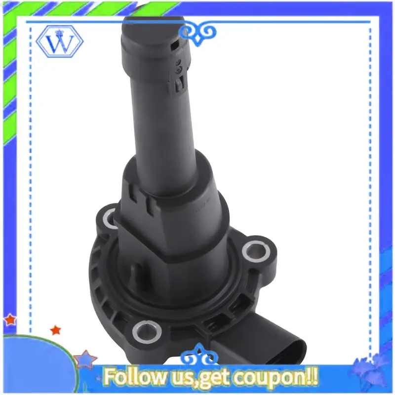 

M46K-1 Piece 079907660A Car Turbo Engine Motor Oil Level Sensor Black ABS For A6 S6 QUATTRO 2016-2018