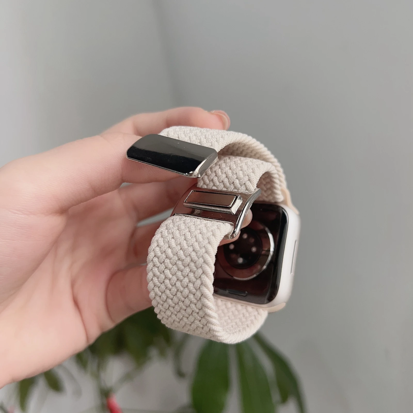 elastic Magnetic nylon For Apple Watch band women Ultra 10/9/8/7/6/5 SE 38mm 40mm 41mm 42mm 44mm 45mm 46mm for iwatch strap