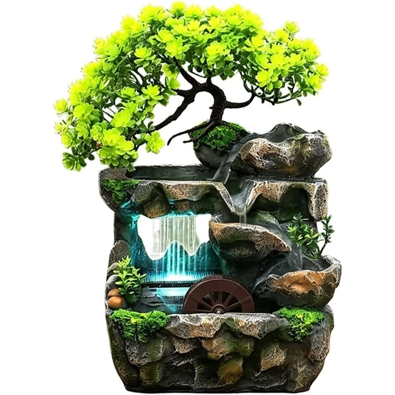 abmo-tabletop-waterfall-fountain-with-led-lights-indoor-water-feature-for-desk-decor-for-home-office-meditation-eu-plug