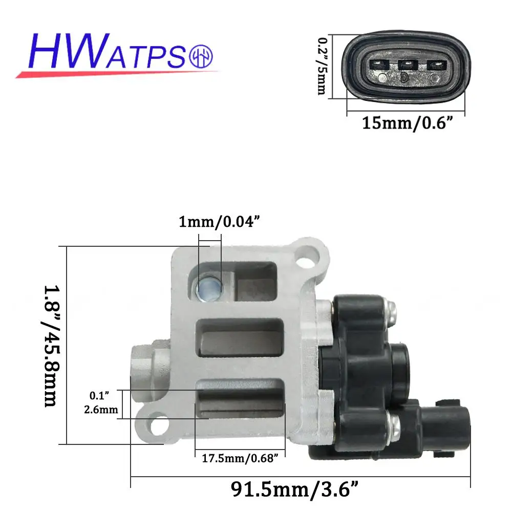 Idle Speed Air Control Valve 16022-P8A-A01 For Honda Odyssey Pilot Accord Acura CL TL MDX 3.0L 3.5L 16022P8AA01 229688 2H1384