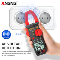 ANENG ST181 Clamp Meter AC Current 4000 Tester Car Amp Counts Multimeter Ammeter Voltage Digital Hz Capacitance NCV Ohm Test