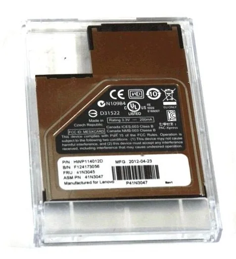For Lenovo Thinkpad X220 X230 X220T X230T L530 L520 L430 L421 Laptop Smart card reader Express Card 41N3045 41N3047