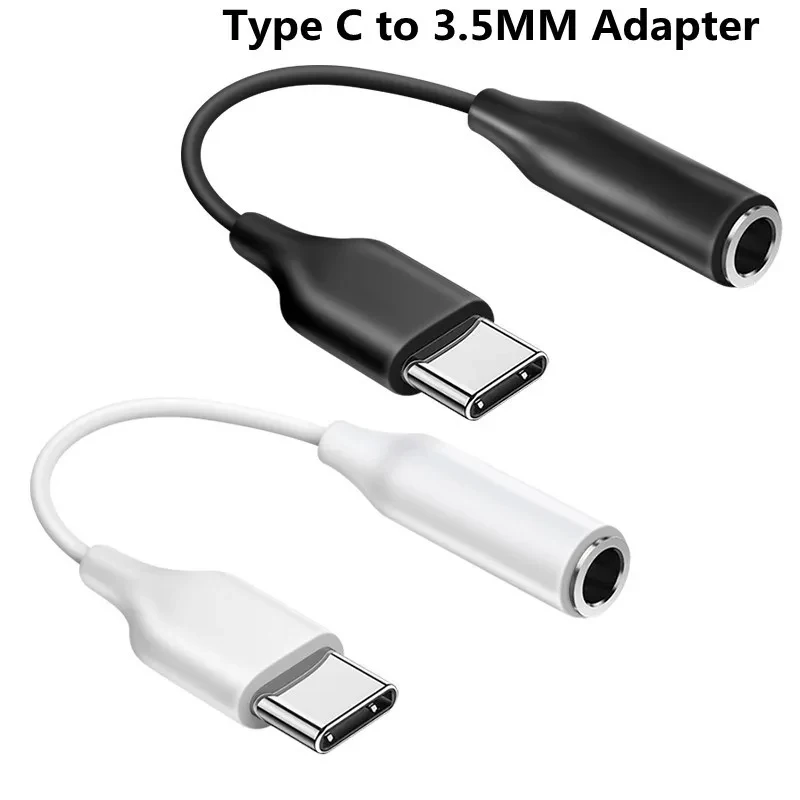 

1-3PCS For Usb Type C To 3.5mm Audio Adapter 3.5 Jack Aux Cable Headphone For Galaxy S25 S26 S23 S24 UItra S21 S22+ A54 A55 A56
