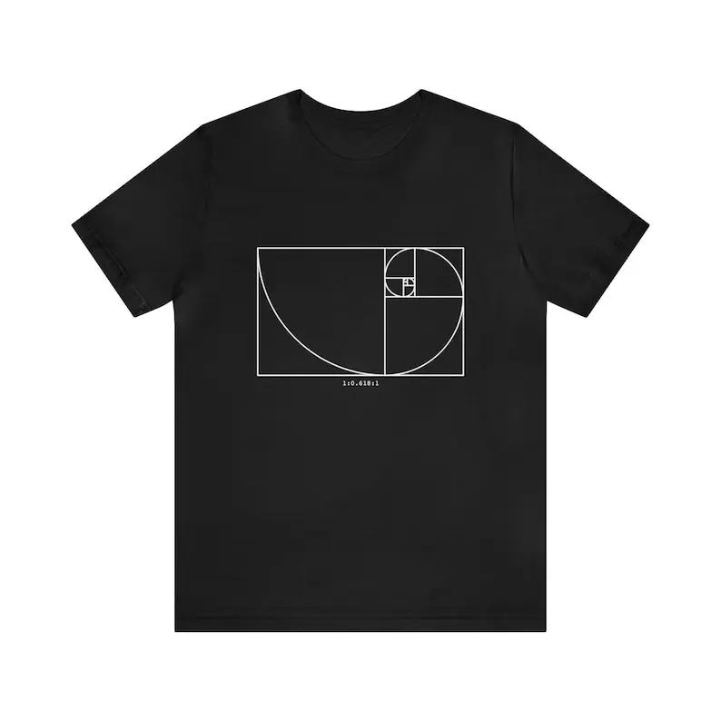 

Golden Ratio T-Shirt, Phi T-shirt, Philosophy T-shirt, Science shirt, Art T-shirt