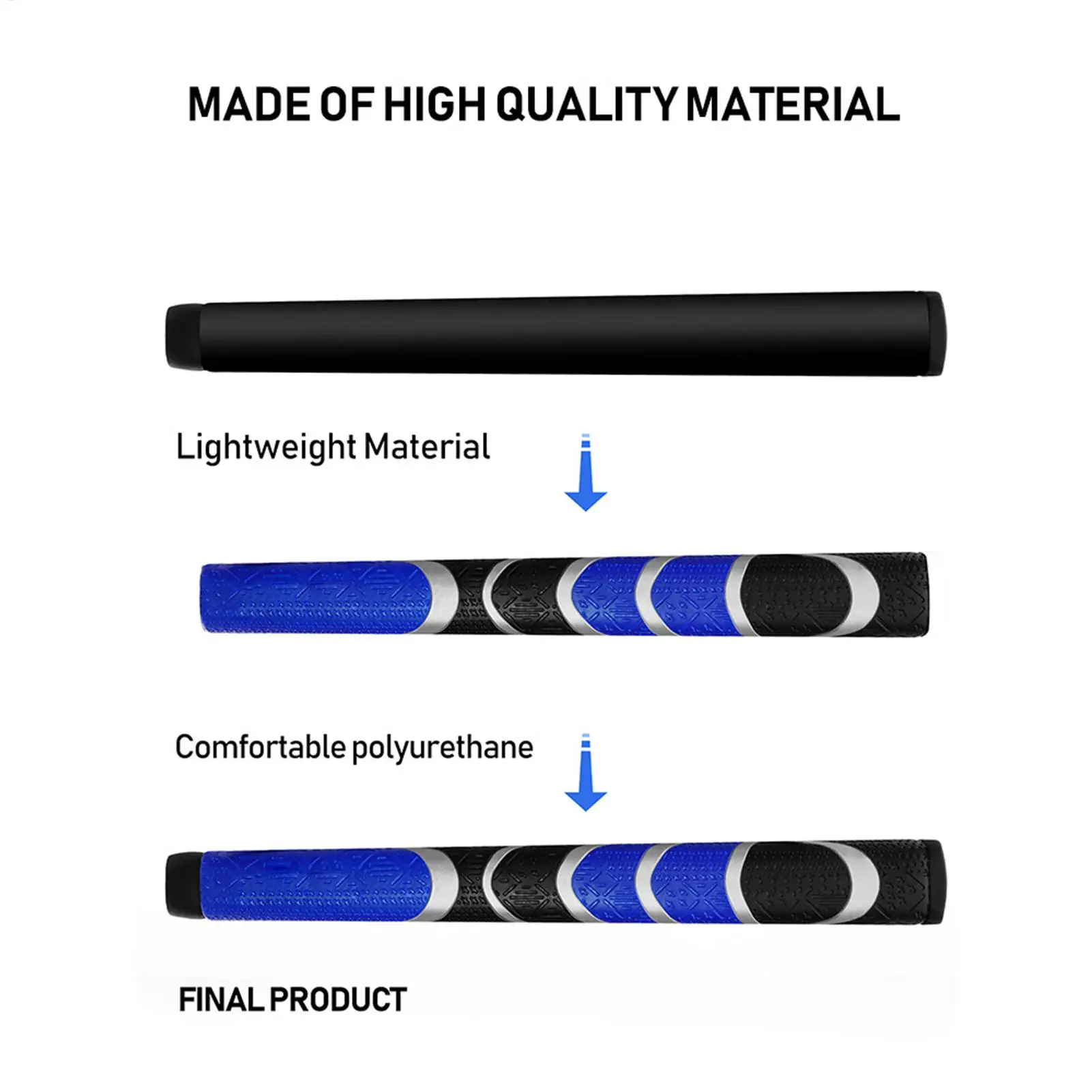 مقابض مضرب للرجال، مقابض بديلة لنادي الجولف المحمولة، ملحقات بديلة للتدريب على التأرجح المضادة للانزلاق للرجال والنساء والمراهقين