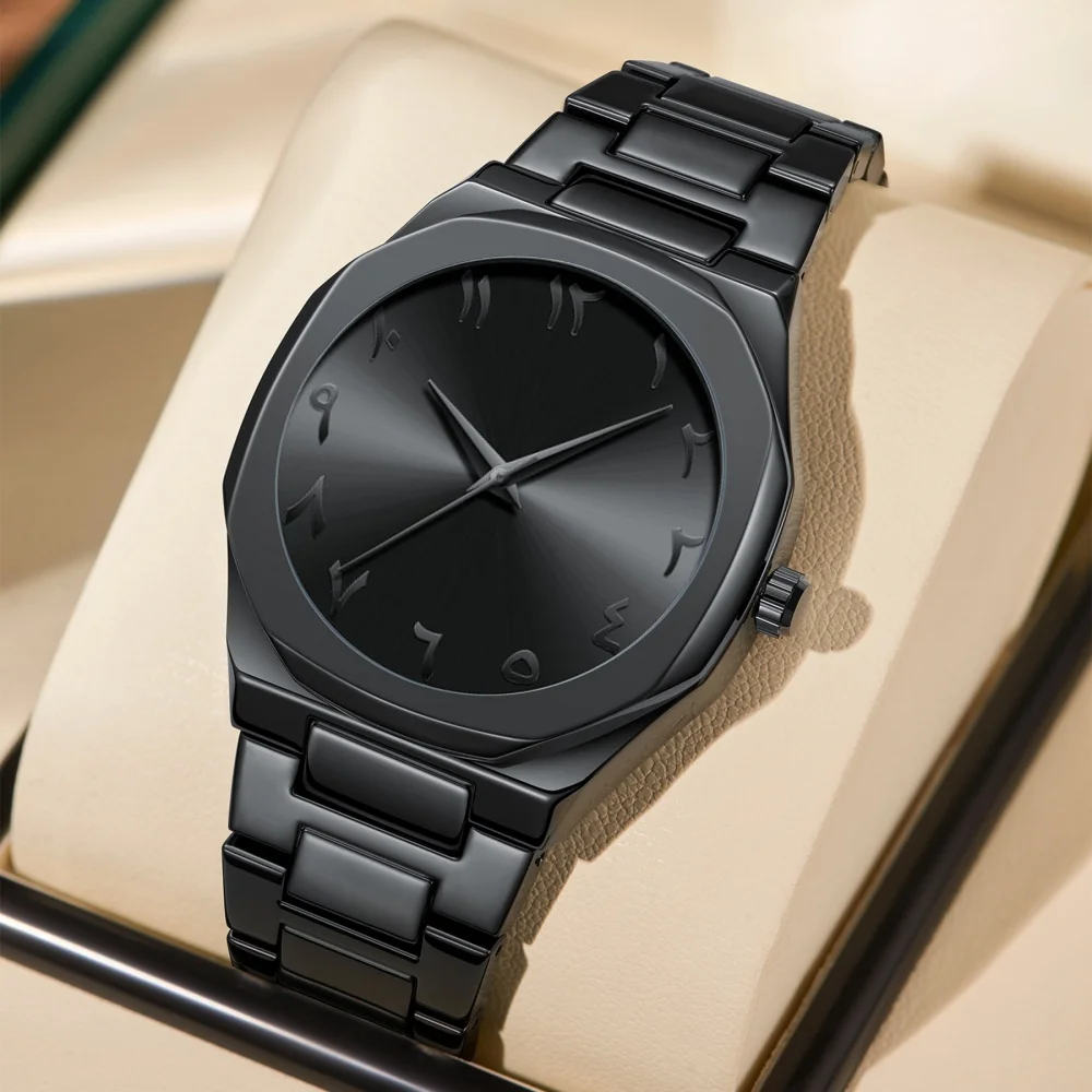 

Новые высококачественные часы с арабским циферблатом для мужчин, лучший бренд класса люкс, водонепроницаемые кварцевые наручные часы, подарки, Relogio Masculino, Прямая доставка