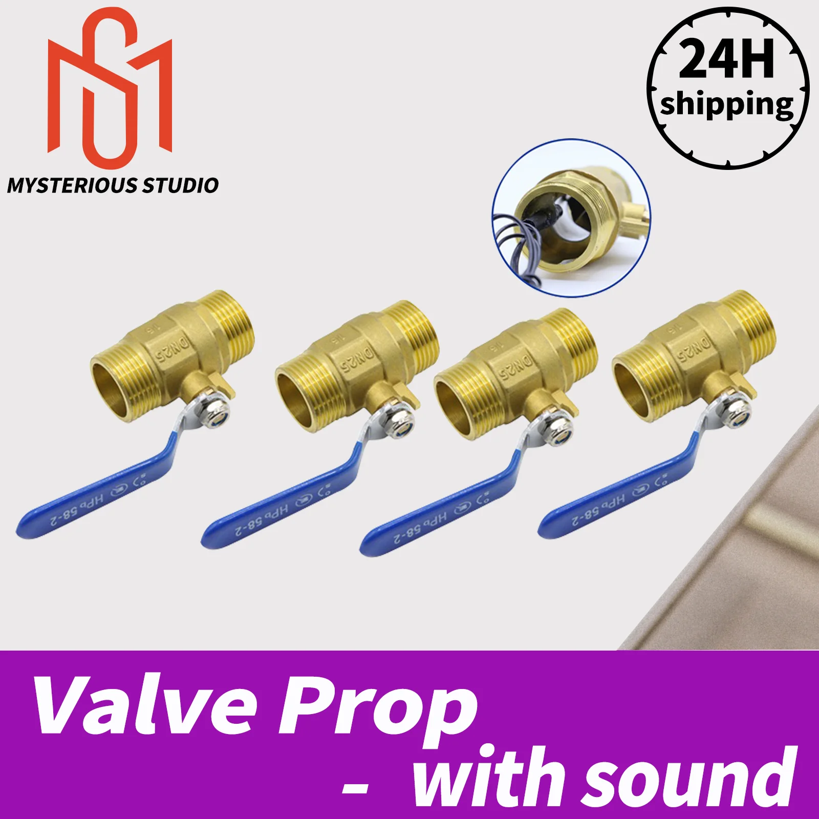 

Mysterious Studio Secret room escape game mechanism props Electronic puzzle 1987 valve props