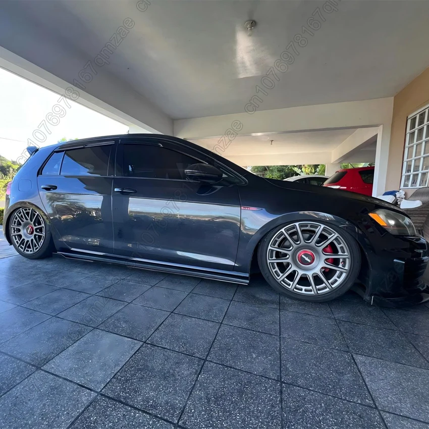 1.88m 자동차 사이드 스커트 확장 스플리터 립 VW 골프 7 7.5 MK7 MK7.5 R GTI R-라인 2013-2019 4pcs 스포일러 디퓨저 액세서리 썸네일 3