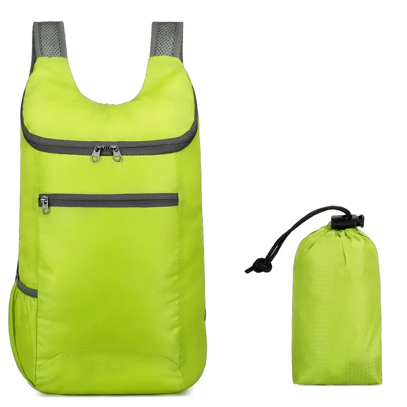 20l capacidade unisex esporte ao ar livre dobrável saco portátil mochila dobrável, dobrável portátil perfeito dobrável daypack para ciclismo