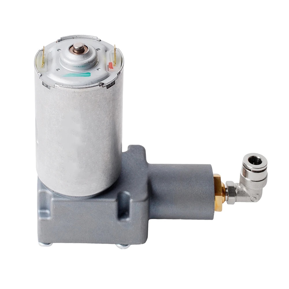 24V Air Compressor for Seat Air Suspension Applications with 2-Wire Electrical Setup and 4mm Quick Release Air Hose Interface