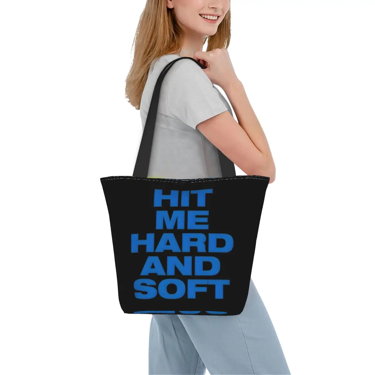 Hit Me-Bolso de hombro Duro y suave con cremallera para hombre y mujer, bolsa de mano Unisex con diseño único y apertura, tendencia, nuevo álbum, 2024