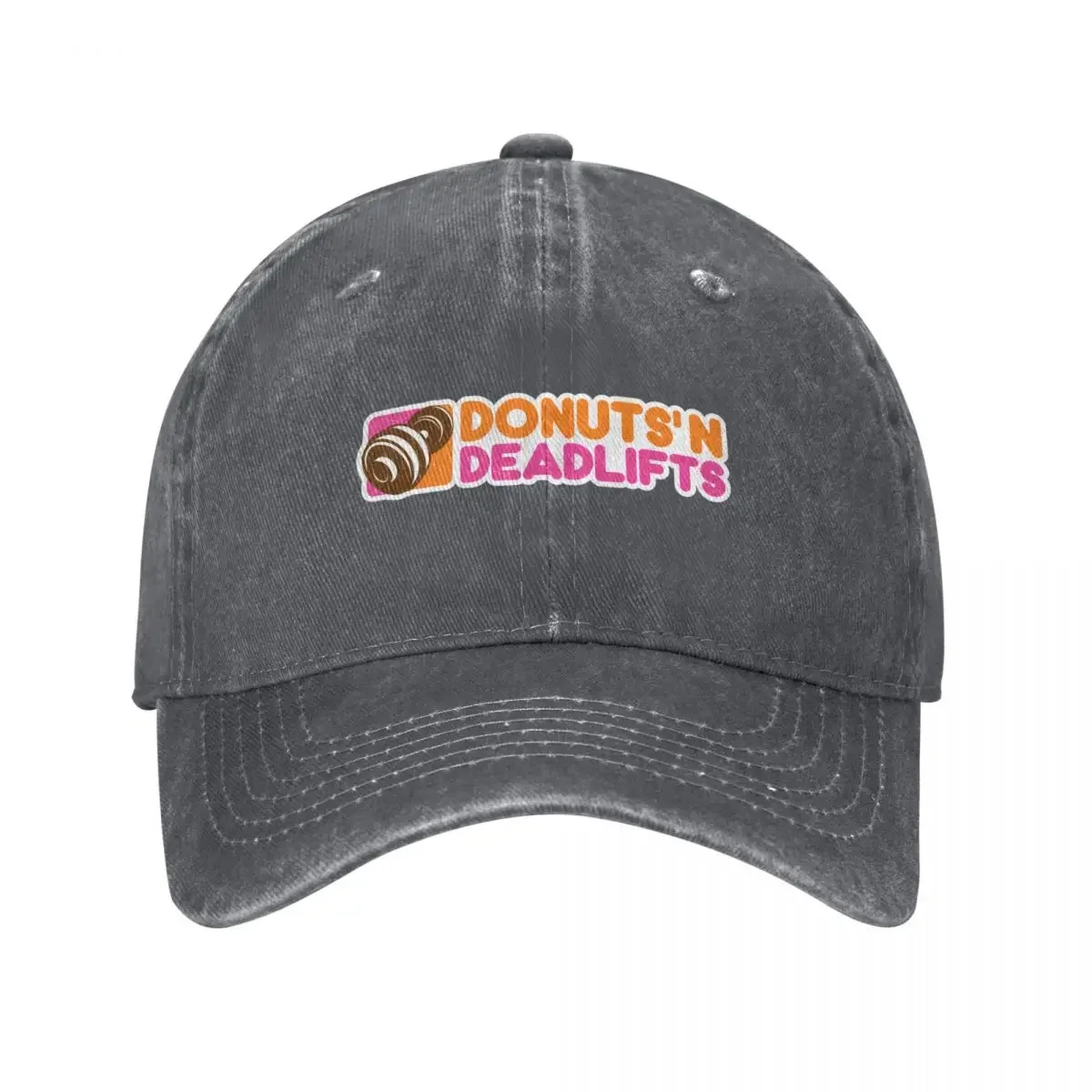 Donuts And Deadlifts- - Bodybuilding, Strongman, Powerlifting, Weightlifting, Fitness Baseball Cap