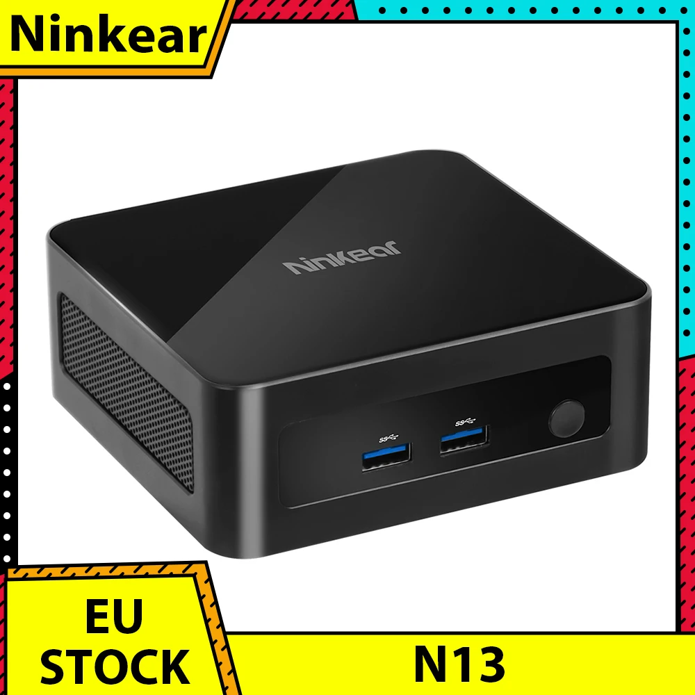 Ninkear N13 Mini PC, Intel i5-1340P 12 Cores Max 4.6GHz, 16GB RAM 1TB SSD, WiFi 6 Bluetooth 5.2, 3*USB3.2 1*USB2.0 1*RJ45