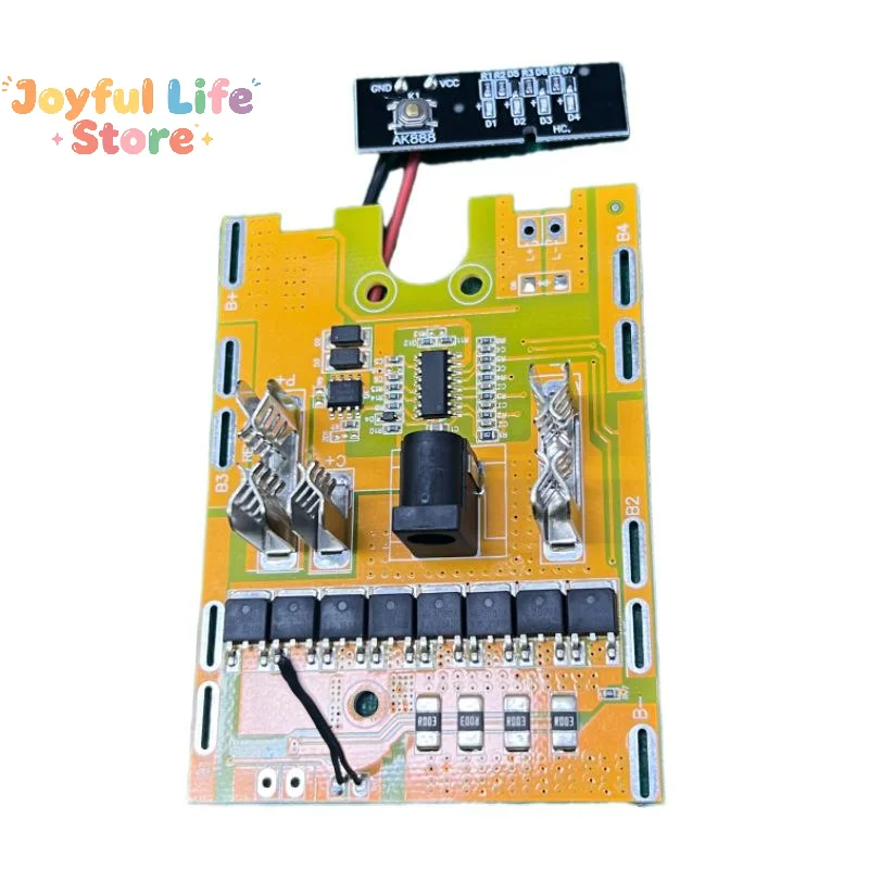 Hot 1Pcs 21V 8MOS Balance Protection Board For 18650 Angle Grinder Chainsaw Electric Wrench Protection Board DIY Accessories