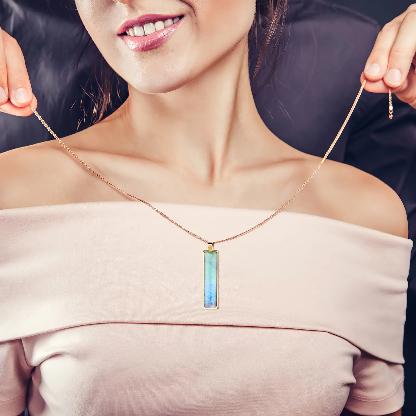 

15Pcs Jewelry Pendant Bases Rectangle Zinc Alloy DIY Jewelry Making Pendants Multifunctional Necklace Bracelet Charms