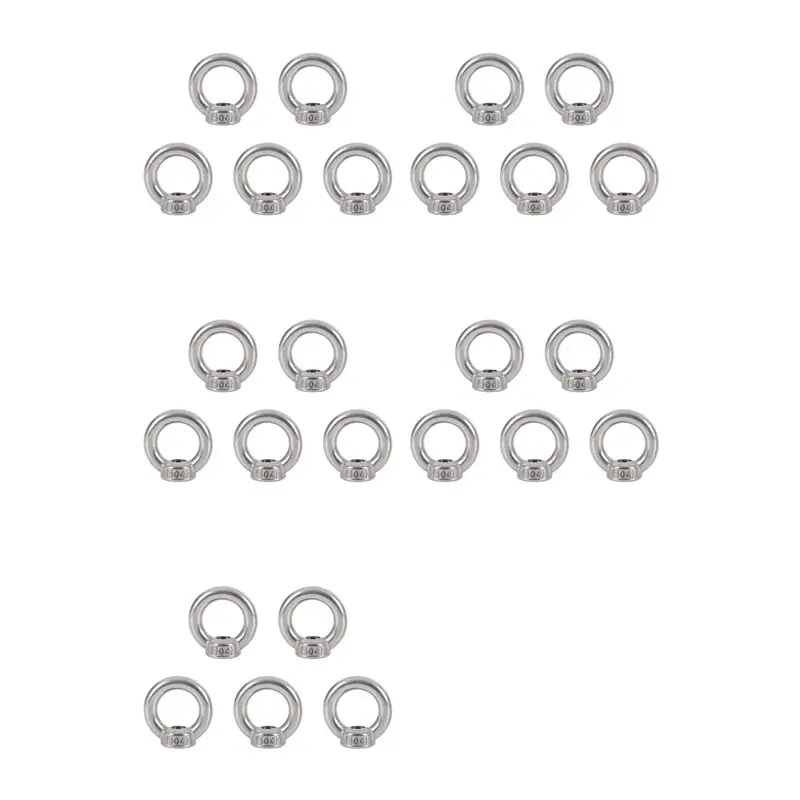 

KYCOR-25X M6 Гаайка с проушиной из нержавеющей стали Морские подъемные гайки с проушиной Кольцевая гайка Ушко для кабельного подъема