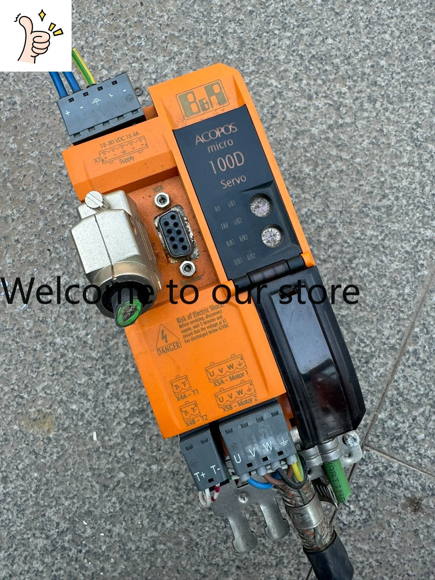 B & R 80VD100PD. C022-01 Disassembled In Stock, Shot In Kind,