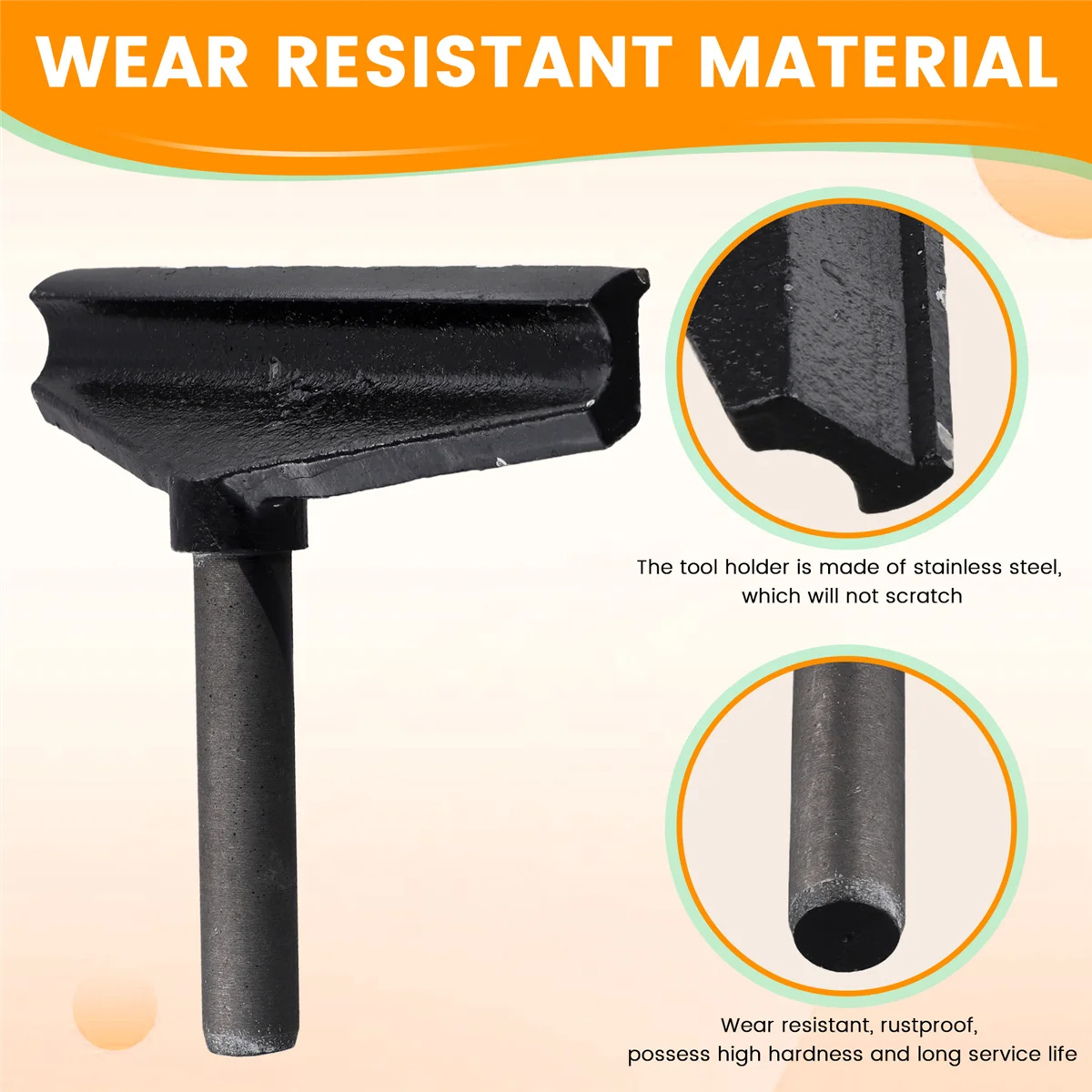 

【Buy&It$Now】Lathe Tool Rest Wood Turning Holder Stainless Steel Turning Holder Woodworking Tool Rest