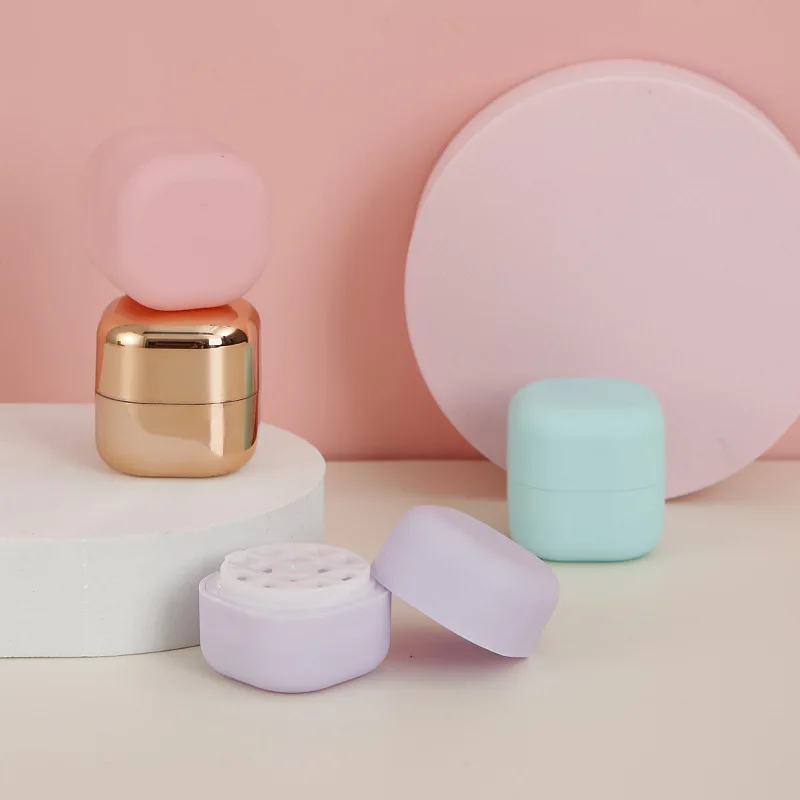 1Pc Empty Tube 7g Lip Balm Lipstick Cosmetic Container Square Makeup Case Pet Foot Repair Cream Box Sphere Chapstick