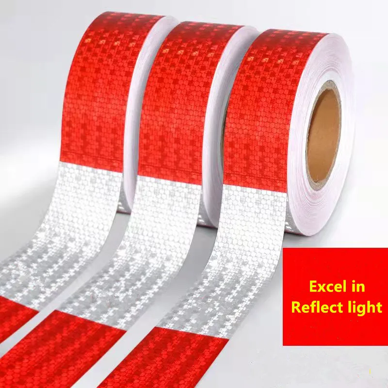 

Car reflective stickers Truck trailer reflective strips strong reflective night driving warning stickers car accessories