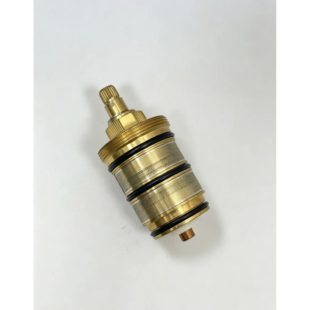 Brass Thermostatic Valve Core Replacement Cartridge For Faucets Featuring High Temperature Resistance And Leak Seal