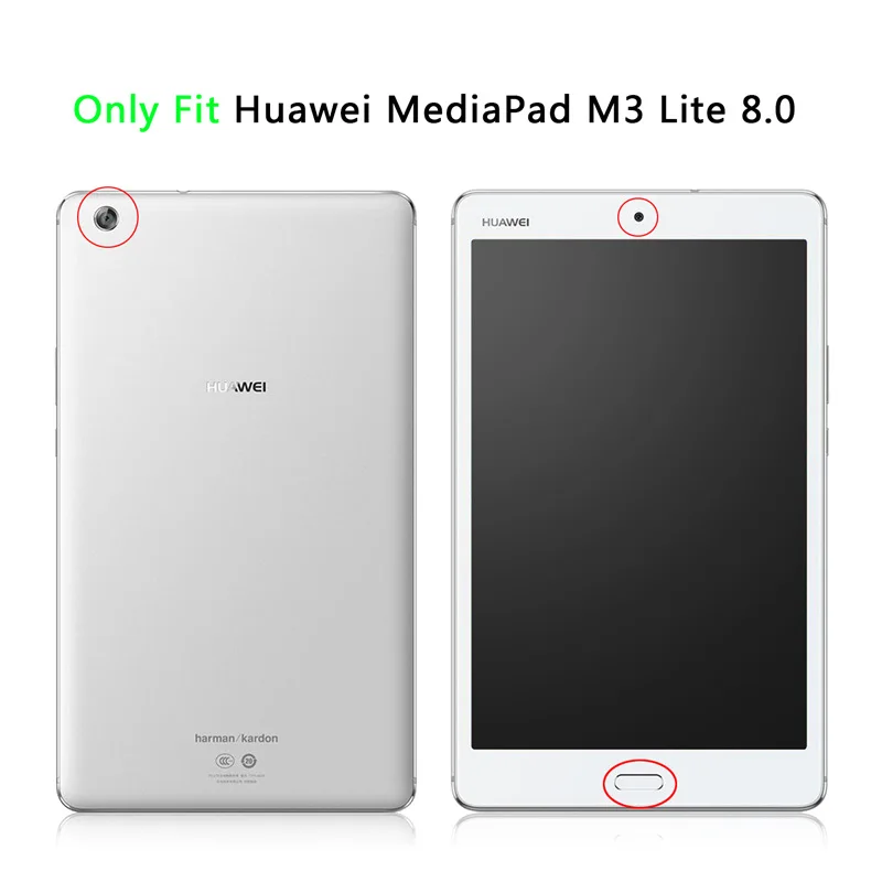 Hot Ultra thin lightweight Tablet Case for HUAWEI MediaPad M3 Lite 8.0 CPN-W09/AL00 Soft silicone TPU Cover Christmas gift