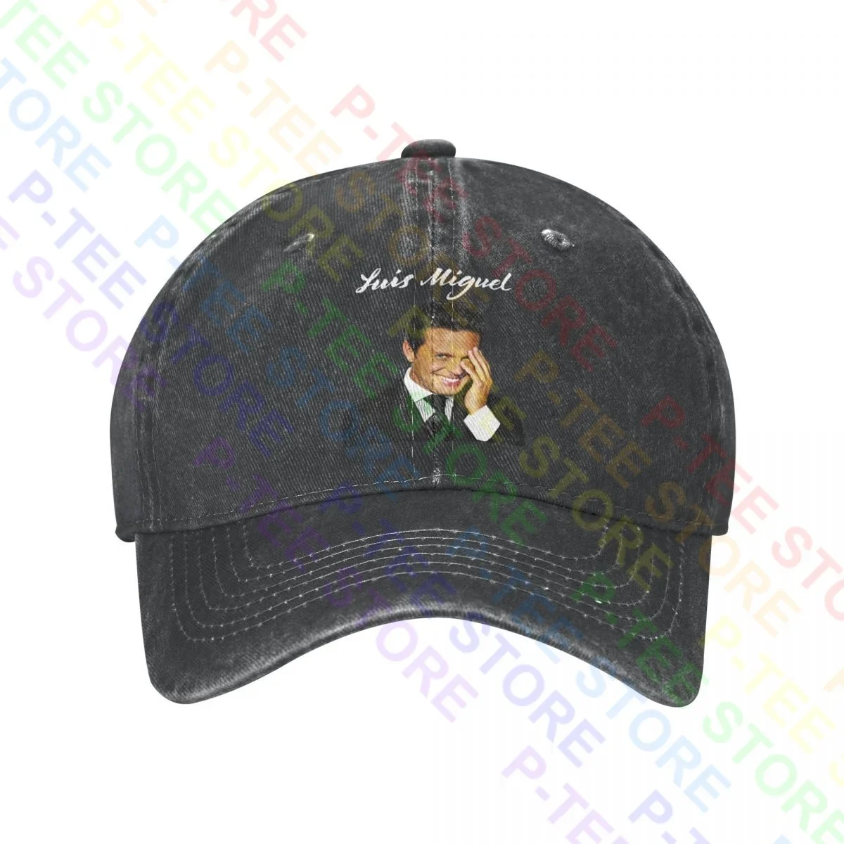 Luis Miguel Singer To Smile In Tour Washed Denim Baseball Cap Trucker Hats Hip Hop Comfortable