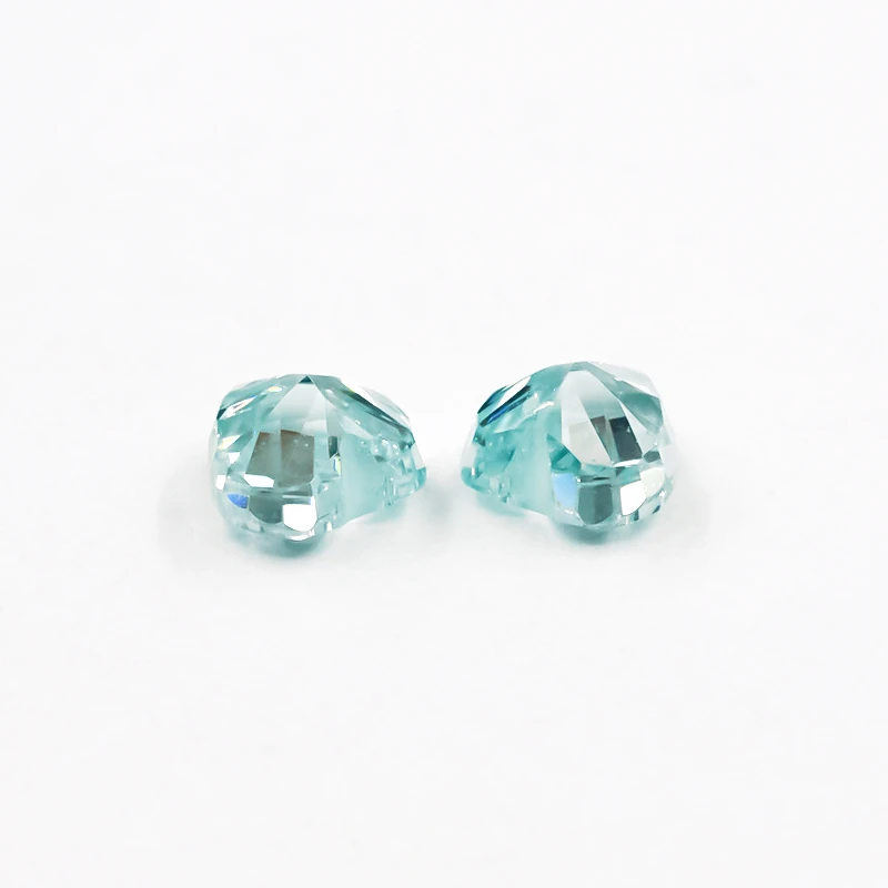 5x5mm Herz Zerkleinerte Eis-Schliff Lose CZ-Steine 5A Verschiedene Farben Kubisches Zirkonium Synthetische Edelsteine für Schmuck – Detail 18