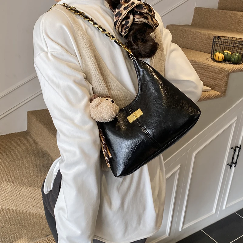 

Women's Handbag Leather Shoulder Bag Crossbody Elegant Classic Design Popular Among Ladies Luxury Brand