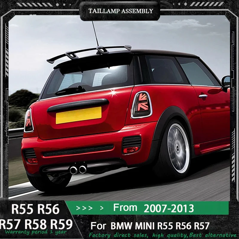 

LED Tail Lights Assembly for BMW Mini Cooper R56 R57 R58 R59 2007-2013 Rear Brake Reverse Turn Signal Taillight Plug& Play