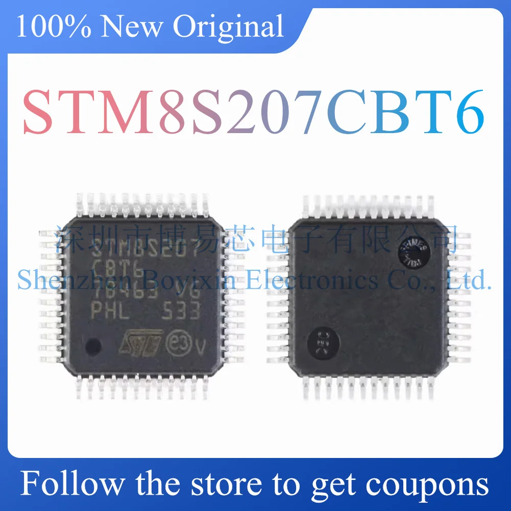 NEW STM8S207CBT6.Original Product.LQFP-48