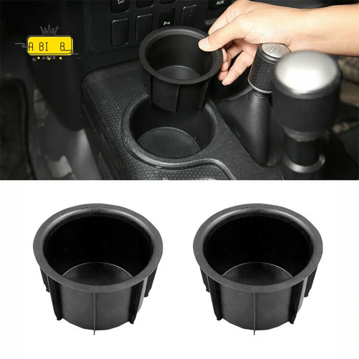 

ABIB-2 шт., держатель чашки на центральной консоли, запасные части для Toyota Fj Cruiser 2007 2008 2009 2010 2011 2012 2013 2014